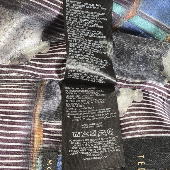 Ted Baker London Pippin W Vest Men's Size 4 (38R) | Modern Fit Wool Blend Woven - Picture 12 of 14